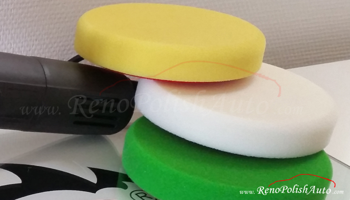 Polisseuse orbitale DAS6 RenoPolishAuto pads tampons