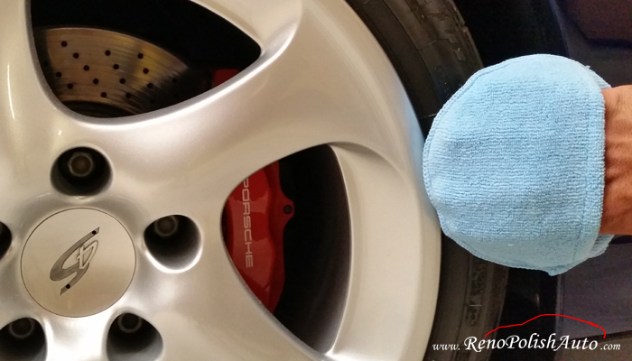 Tampon Applicateur Pneu Microfibre Renopolishauto Porsche Carrera 4S
