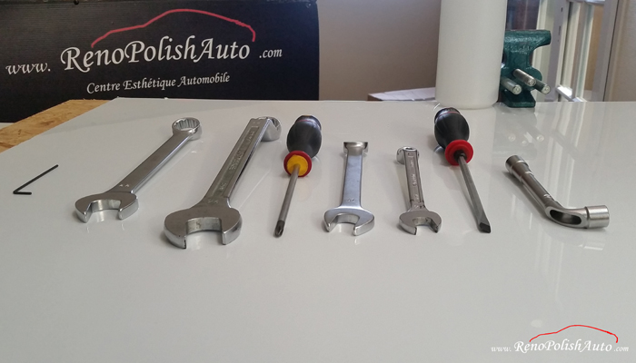 Outils pour assembler une foam lance