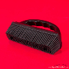 Brosse caoutchouc anti poils chien, chat avec poignée