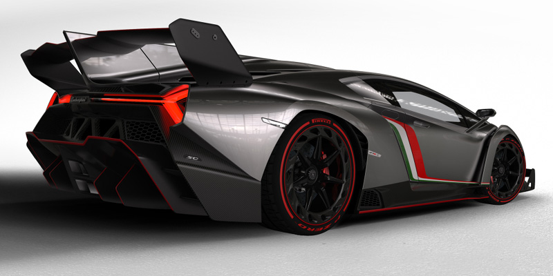 heel tread Veneno Lamborghini