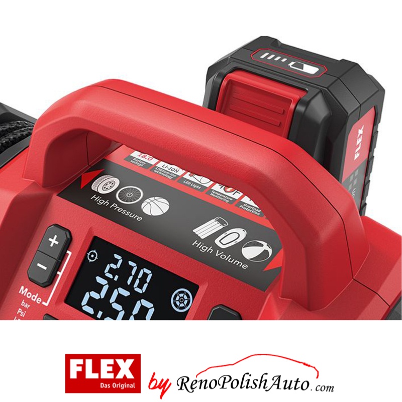 Gonfleur Flex sur batterie Ci 11 18.0