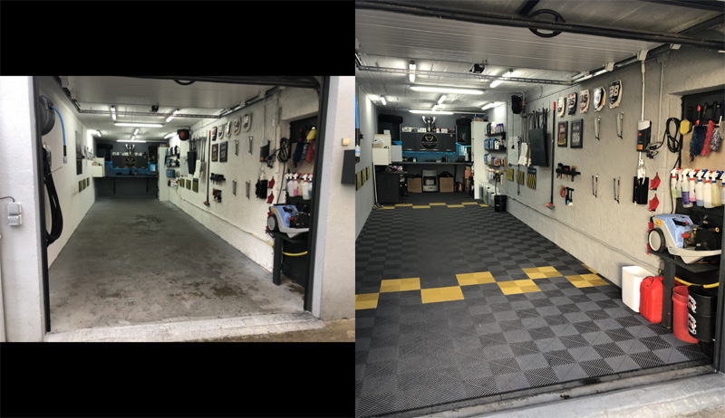 Dalle Garage Gold detailing nantes la baule