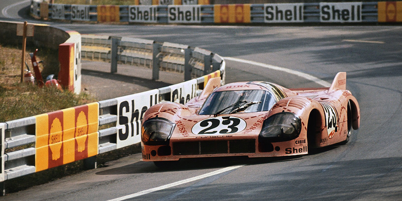 Porsche 917 Pink Pig Heel Tread