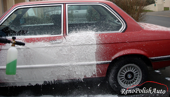 Prelavage auto foam lance BMW E21