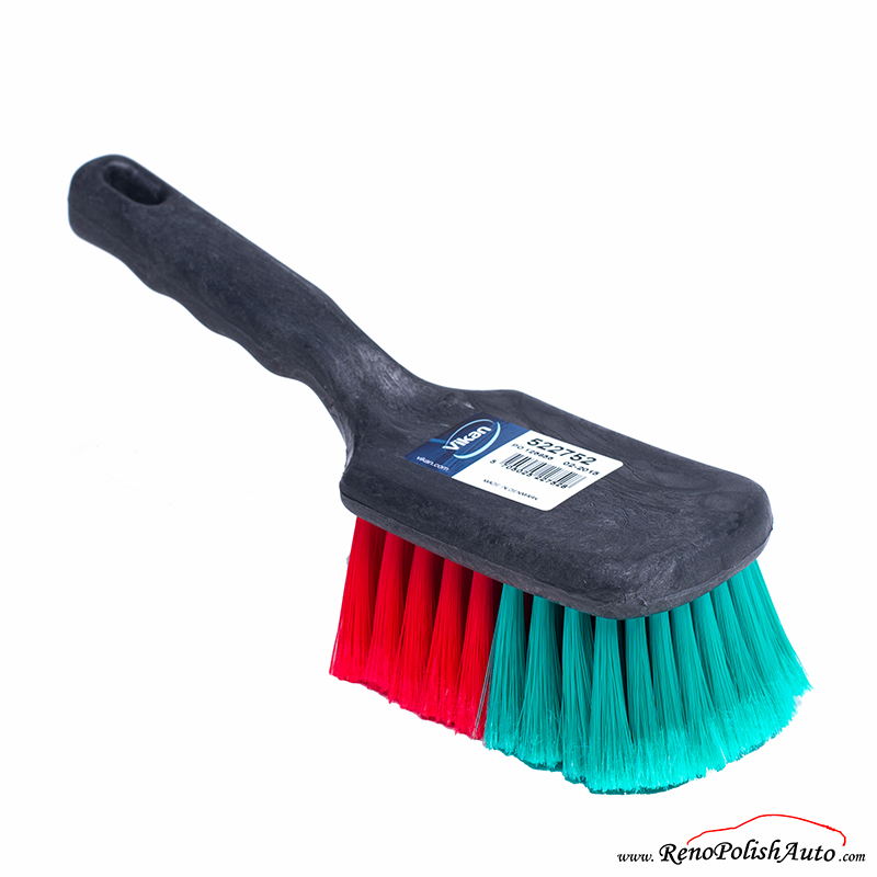 Brosse manche court Vikan pour le nettoyage moteur