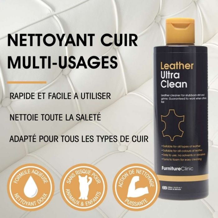 Nettoyant Cuir pour Voiture - Leather Cleaner