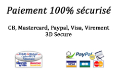 Paiement 100% sécurisé SSL3