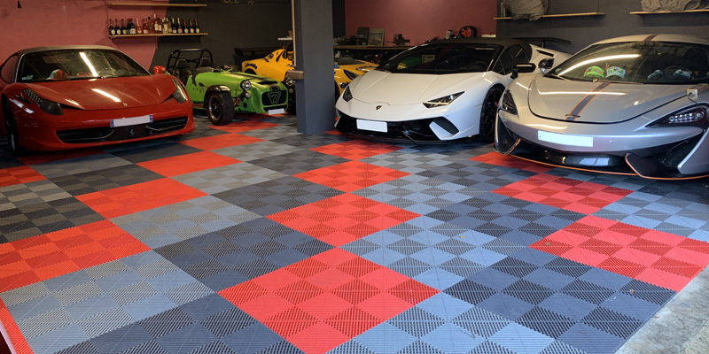 Dalle de garage Squarefloor Noire